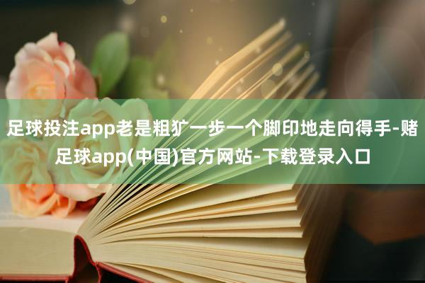 足球投注app老是粗犷一步一个脚印地走向得手-赌足球app(中国)官方网站-下载登录入口